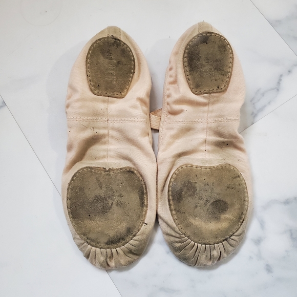 BLOCH Ballet Flat Slippers Pink Size 7.5B - Picture 2 of 5